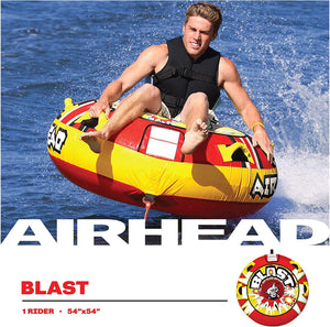 Airhead Blast | 1-4 Rider Towable Tube for Boating