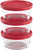 Pyrex 2-Cup Glass Food Storage Set with Lids