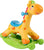Hey! Play! Rocking Giraffe Ride-on Toy for Children