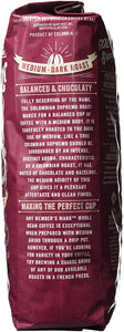 Member's Mark Fair Trade Certified Colombian Supremo Coffee, Whole Bean (40 oz.)