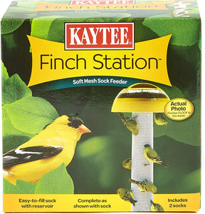 Kaytee Finch Feeder,Yellow,2 Socks