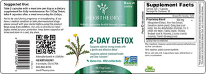 Herbtheory 2-Day Detox with Aloe Vera and Licorice (920mg, 60 Capsules)