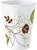 Dixie 2342WSCT Hot Cups, Polylined, 12oz, 500/CT, Pathways/White