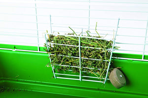 LITTLE GIANT Wire Hay Rack - Pet Lodge - Hay & Grass Feeder/Manger for Rabbit, Hamster, Guinea Pig, Chinchilla, Ferret, Other Small Animals (Item No. 153171)