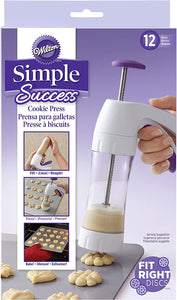 Wilton Simple Success Cookie Press, 13-Piece