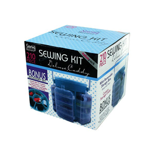 Kole Imports OB750 Deluxe Sewing Kit with Storage Caddy
