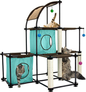 Kitty City Claw Mega Kit Cat Furniture, Cat Sleeper, Corrugate Cat Scratcher
