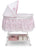 Disney Baby Ultimate Sweet Beginnings Bedside Bassinet - Portable Crib with Lights, Sounds and Vibrations, Disney Princess