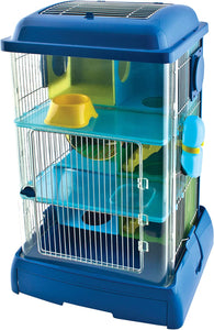 Ware Manufacturing Critter Universe AvaTower Hamster, Mice & Gerbil Habitat, Small, Blue, Model:02245