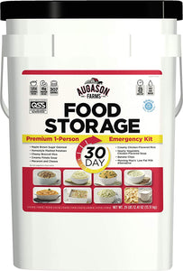 Augason Farms 30-Day Emergency Food Storage Supply 29 lb 4.37 oz 8.5 Gallon Pail