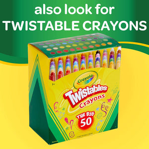 Crayola Twistables Colored Pencils, 30 Count, Assorted Colors, Gift