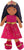 girlzndollz 600554  Life-Size Elana Princess Doll Pink, Light Brown Skin, Light Brown Skin, Hot Pink, Gold