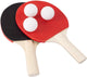 Hey! Play! Table Tennis Set – Portable Instant Two Player Game with Retractable Net, Wooden Paddles & Balls for Two Player Family Fun On The Go