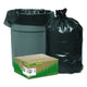 Earthsense Commercial RNW1TL80 Recycled Large Trash and Yard Bags, 33gal.9mil, 32.5 x 40, Black (Case of 80)