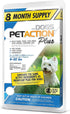 Pet Action Plus for Dogs, 8 Doses - Small: 5–22 lbs