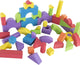 Hey! Play! Kids Foam Building Blocks – Stacking Toys for Children Nontoxic EVA Shapes Creative Design Quiet Time Play Educational Sensory Toy