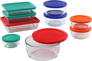 Pyrex 18-Piece Glass Food Storage Set