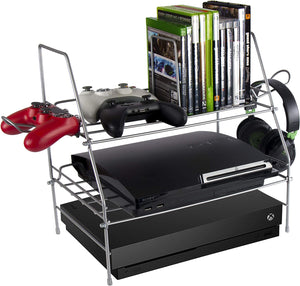 Game Depot Wire Gaming Rack maximum console heat dissipation