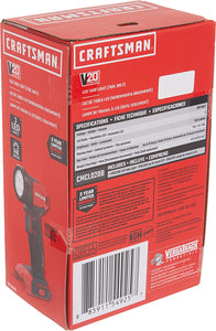 CRAFTSMAN V20 LED Work Light, Small Area, Tool Only (CMCL030B)