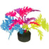 Blue Ribbon Colorburst Florals Multi-colored Philo Leaf Aquarium Decor - 1.25"L x 1.25"W x 3.25"H