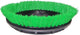 BISSELL BigGreen Commercial 237.057BG Scrub Brush, 0.015" Bristle Diameter Crimped Polypropylene for BGEM9000 Easy Motion Floor Machine, 12", Green