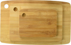 Kole Bamboo Cutting Board Set, Regular