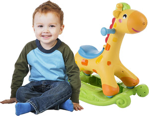 Hey! Play! Rocking Giraffe Ride-on Toy for Children