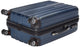 Traveler's Choice Tasmania 100% Pure Polycarbonate Expandable Spinner Luggage, Navy