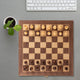 Hey! Play! Chess Set with Folding Wooden Board-Beginner’S Portable Classic Strategy & Skill Game for Competitive 2-Player Family Fun
