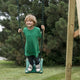Swing-N-Slide NE 5041 Stand-Up Swing with 14" x 14" Swing Base and Coated Chains for Swing Set and Playset, Green