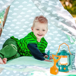 Pretend Play Camping Set with Lantern, Compass, Binoculars, Canteen and More- Toy Camp Gear for Indoor/Outdoor Use for Boys and Girls By Hey! Play!