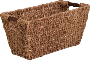 Honey-Can-Do STO-02964 Sea Grass Basket Tote with Handles