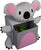 Danya B Plush Koala Bear Kids Wall Storage Bin