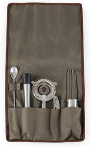 LEGACY - a Picnic Time Brand 10-Piece roll Bar Tool Set, one size, Grey/Brown