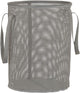 Household Essentials Tapered Square Mesh Collapsible Laundry Hamper with Handles