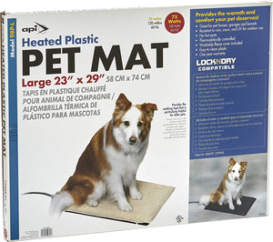 Allied Heated 23-Inch by 29-Inch Pet Mat, Large