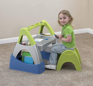 American Plastic Toys Study 'N Play Desk & Chair Playset