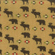 Northwoods Animals Deluxe Flannel Fitted Crib Sheet