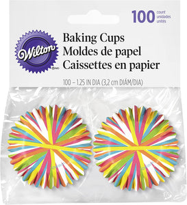 Wilton Color Wheel Mini Baking Cups, 100 Count