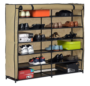 Muscle Rack SRC7L-TN Shoe Rack with Cover 7 Level