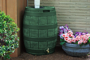 Good Ideas RVT-GRN Rain Vault Rain Barrel, Green