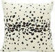 Nourison Mina Victory Z4473 Beaded Leopard Mina Victory Ivory Decorative Pillow