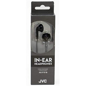 JVC Wired earbud headphone with powerful 13.5mm driver Unit, and 1.2m Tangle Resistant Cord (Black)