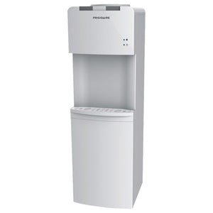 Enclosed Hot and Cold Water Cooler-Dispenser (White)