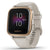 Venu(R) Sq Music Edition (Rose Gold Aluminum Bezel with Light Sand Case and Silicone Band)
