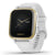 Venu(R) Sq GPS Smartwatch (Light Gold Aluminum Bezel with White Case and Silicone Band)