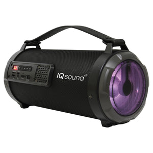 IQ-2304BT 4-Inch 2-Way 11.5-Watt Portable Bluetooth(R) Rechargeable Speaker with FM Radio and RGB Lights