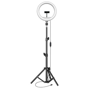 PRO Live Stream LED Selfie RGB Ring Light with Floor Stand (12-Inch, 168 LEDs)