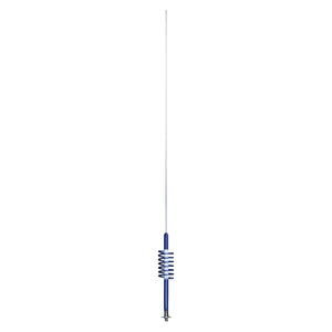WC-6 2,000-Watt WILDCAT Trucker CB Antenna with 6-In. Anodized Aluminum Shaft with Extremely Low SWR and Long-Distance Transmit and Receive (Blue)