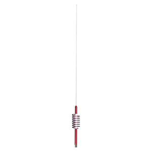 WC-6 2,000-Watt WILDCAT Trucker CB Antenna with 6-In. Anodized Aluminum Shaft with Extremely Low SWR and Long-Distance Transmit and Receive (Red)